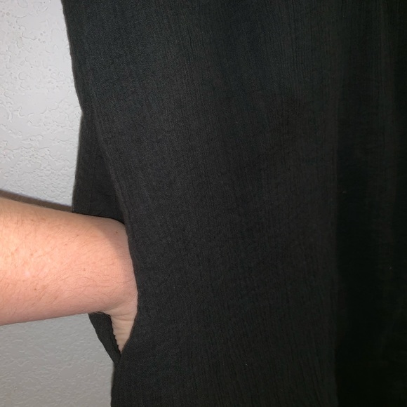 Maeve From Anthropology Black Cotton Tank Dress - Picture 5 of 8